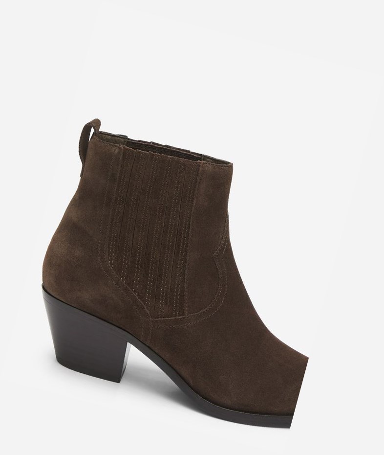 Bottines ASH Floyd Espresso Femme | YWY-3146418