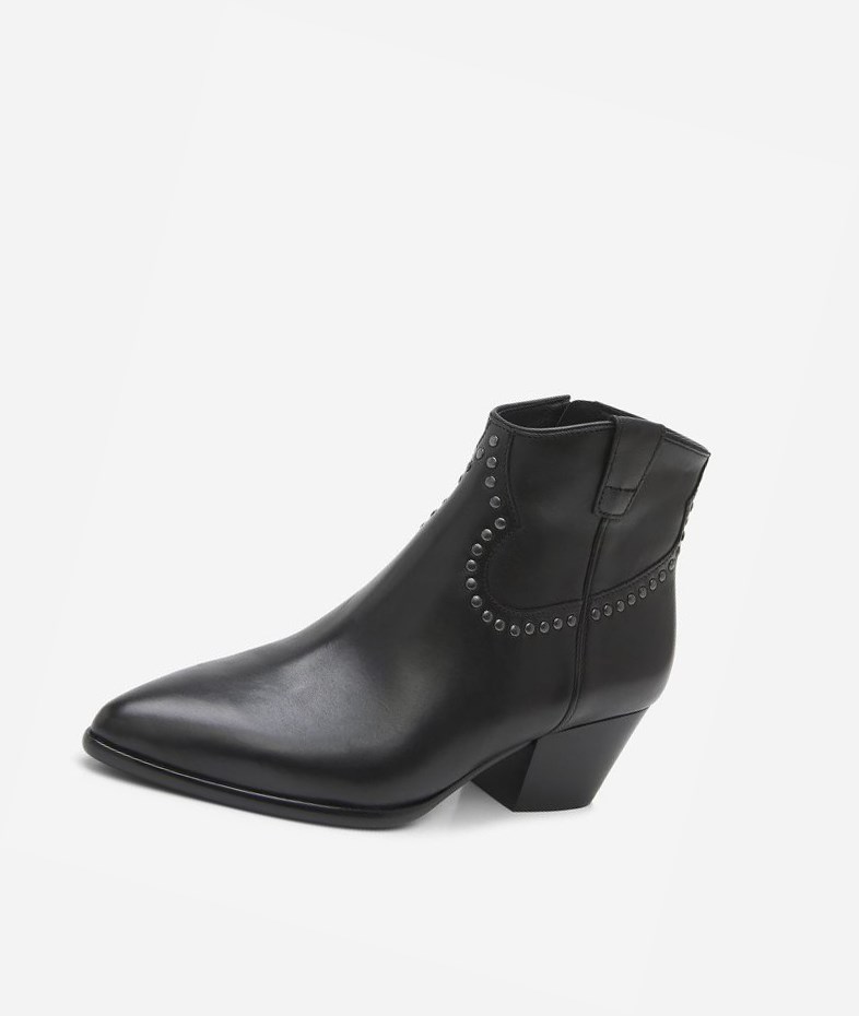 Bottines ASH Houston Bis Noir Femme | OPF-7748166