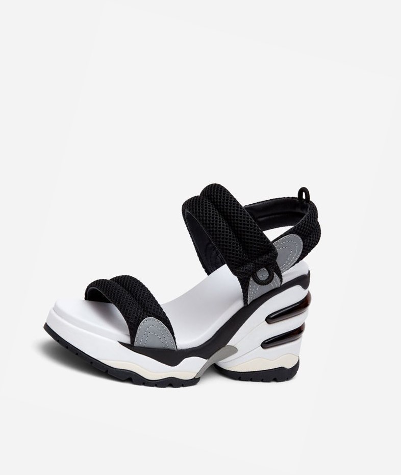 Sneaker Sandals ASH Cosmos Noir Argent Femme | IAK-0577240