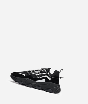 Low-Top Sneakers ASH Express Noir Blanche Homme | CEN-5734099